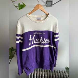 Hillflint Washington Huskies Crewneck Sweater in Purple Size XL